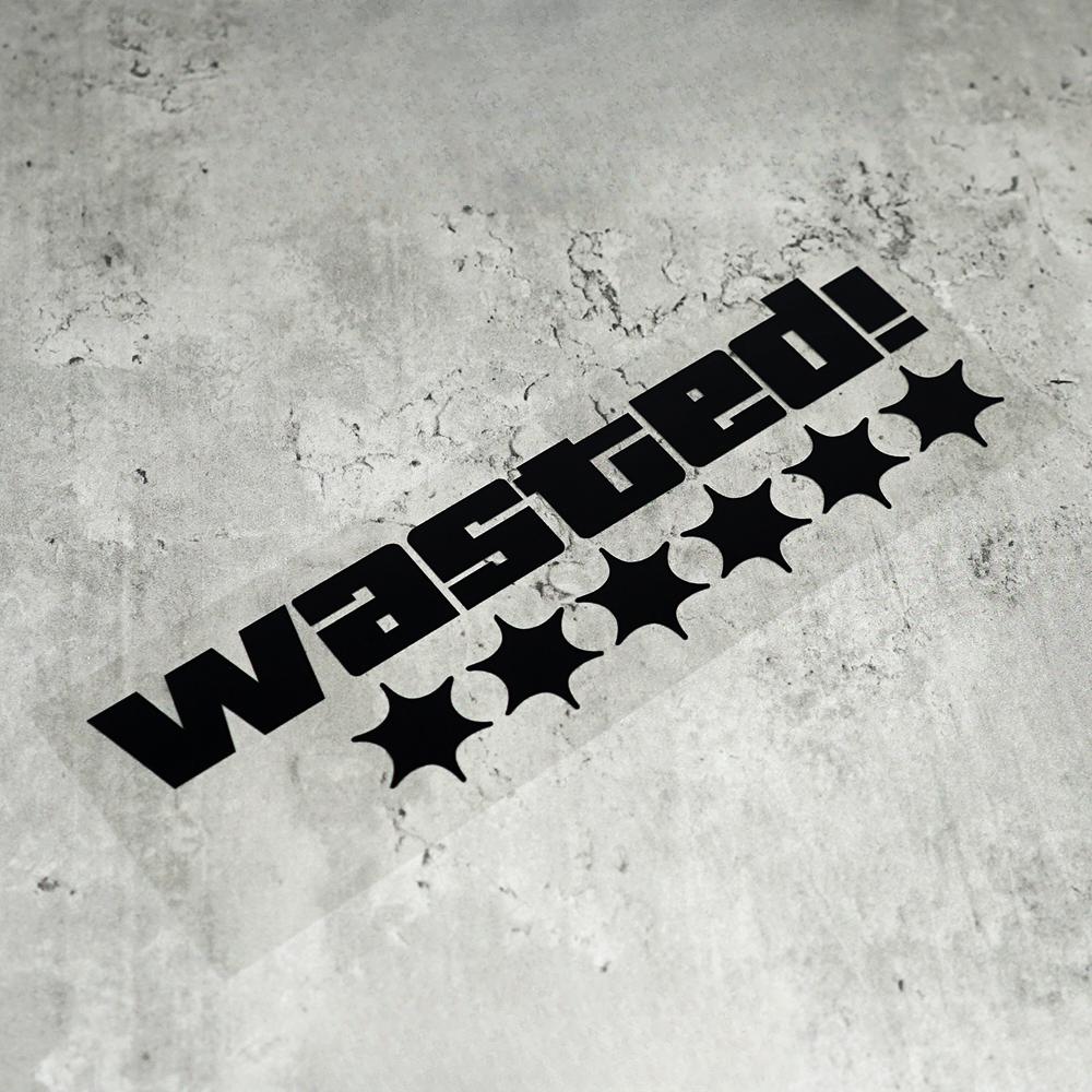 

Потрачено GTA6 RStar Креативные автомобильные наклейки Сделай сам Авто Окно Заднее стекло Кузов Водонепроницаемая Персонализированная Игровая Виниловая Наклейка Украшение 20X6CM