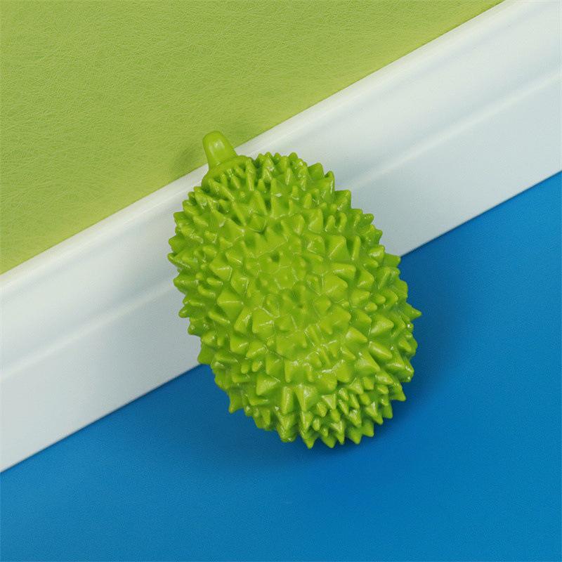 Bite-Resistant TPR Durian Teething Toy for Dogs