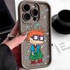 Funny Cartoon R-Rugrats Phone Case For IPhone 16 Pro Max 15 Pro 14 Plus 13 12 11 XR XS Max X 7 8 Plus Soft TPU Back Cover