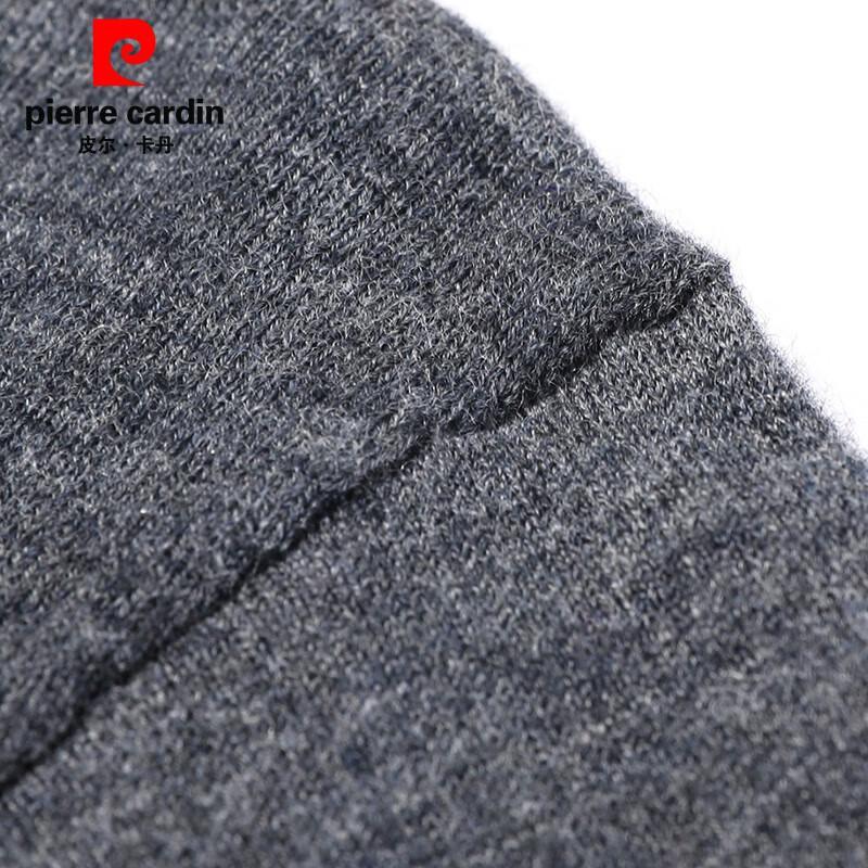 Pierre Cardin Men's 100% Pure Wool Turn-down Collar Pullover Sweater