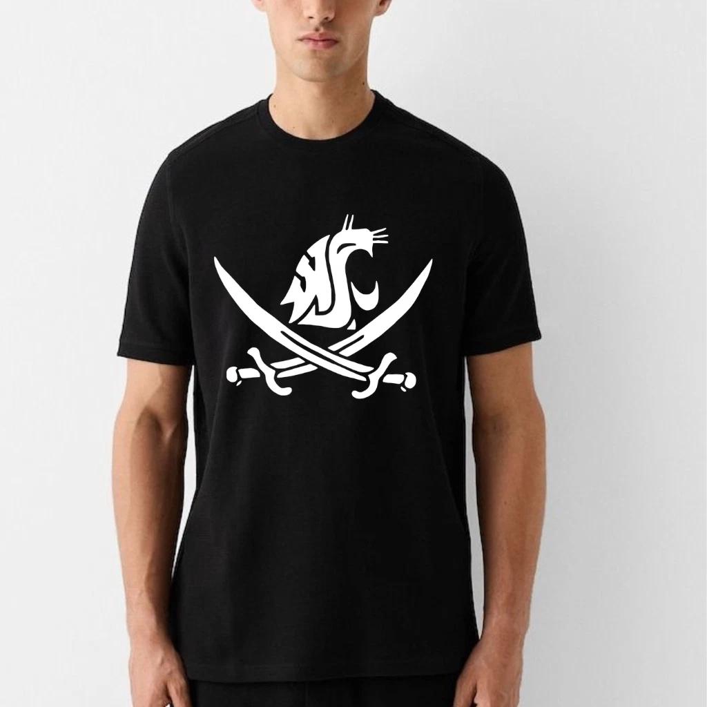 **Mike Leach WSU Pirates Black T-Shirt (S–5XL) – Sale** 2XL