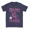 Chappell Roan Pink Pony Club 100 Cotton T-Shirt For Men Summer  Vintage T-Shirts Crewneck Hippie Tees Oversize Pattern Tops