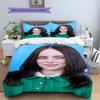Billie Eilish Pattern Bedding,Quilt Set Quilt Cover Pillowcase Home Birthday Gift (1 * Duvet Cover + 2 * Pillowcase, Without Core)