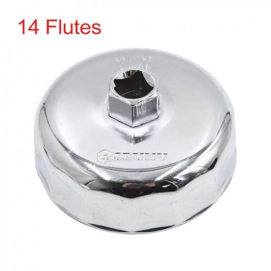 83-84mm 14 Flutes Car Oil Filter Cap Wrench Socket Remover Tool