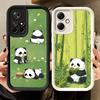 Cute Cartoon Panda Soft Phone Case for Xiaomi Poco X7 X6 X5 Pro X4 Gt X3 F7 Ultra M8 M7 Redmi 15C 15 14C 13 13C 12 12C 10 10C