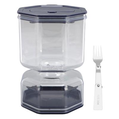 Pickle and Olive Hourglass Jar Plastic Leakage Proof Pickle and Olive Hourglass Jar Kitchen Supplies