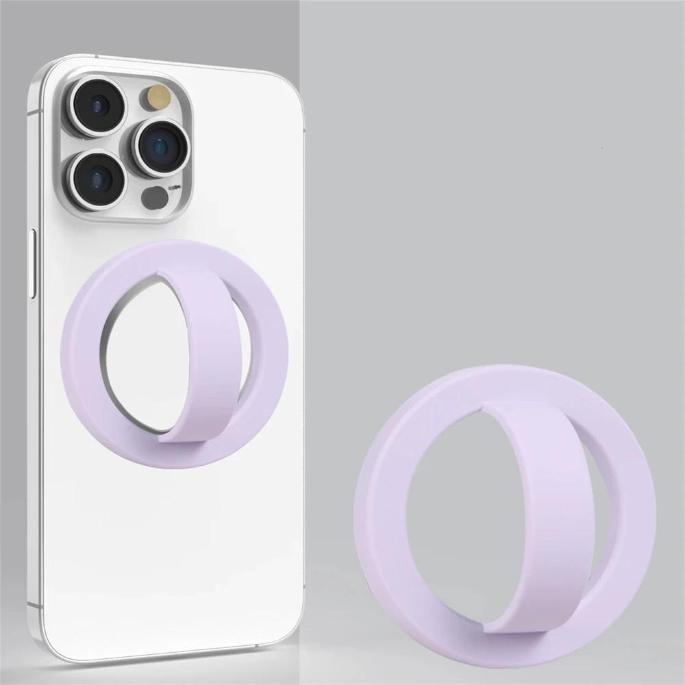 Magnetic Phone Holder Silicone Comfortable Circular Grip Phone Holder Phone Accessories