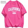 Golocn State California Est Men TShirts Casual Cotton TShirt ONeck AllMatch Clothing Unisex Loose Summer Basics Sportswear