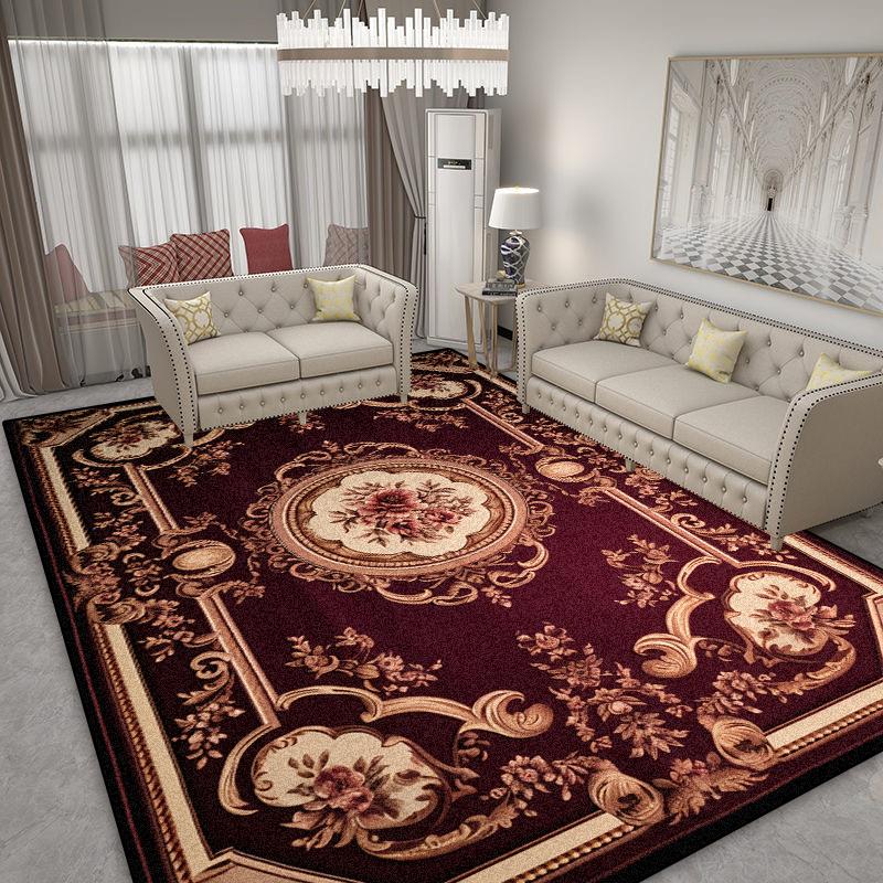 European Style Large Rugs for Living Room Decoration Home Luxury Carpet Sofa Area Nons-slip Floor Mats Bedroom Soft Carpets