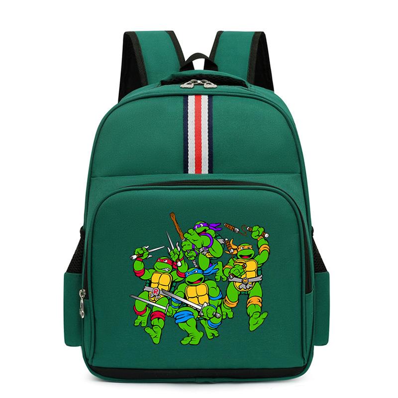 Hot Sale Teenage Mutant Ninja Turtles Cartoon Printed Backpack Elementary and Secondary School Students Outdoor Leisure Large Capacity