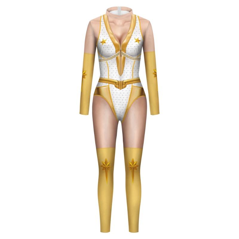 New Women's Movie Clothing Star Annie Series Digital Printing Jumpsuit Tights Jumpsuit