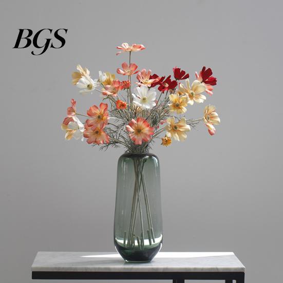 Artificial Flower Waterproof Realistic Silk Fabric Plant Daisies for Home Decor Plastic