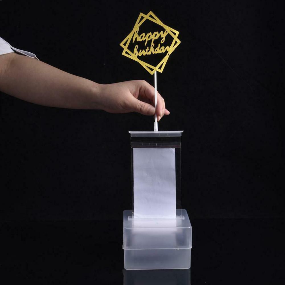 1pc Birthday Surprise Gift Box Napkin Banknote Box Tissue Parent Money Box Birthday Pull Decoration Cake Surprise Baking Money