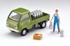 Tomica Limited Vintage 164 LV-198a Mazda Porter Cab Three-way Open Green with Figure Completed Product 314936