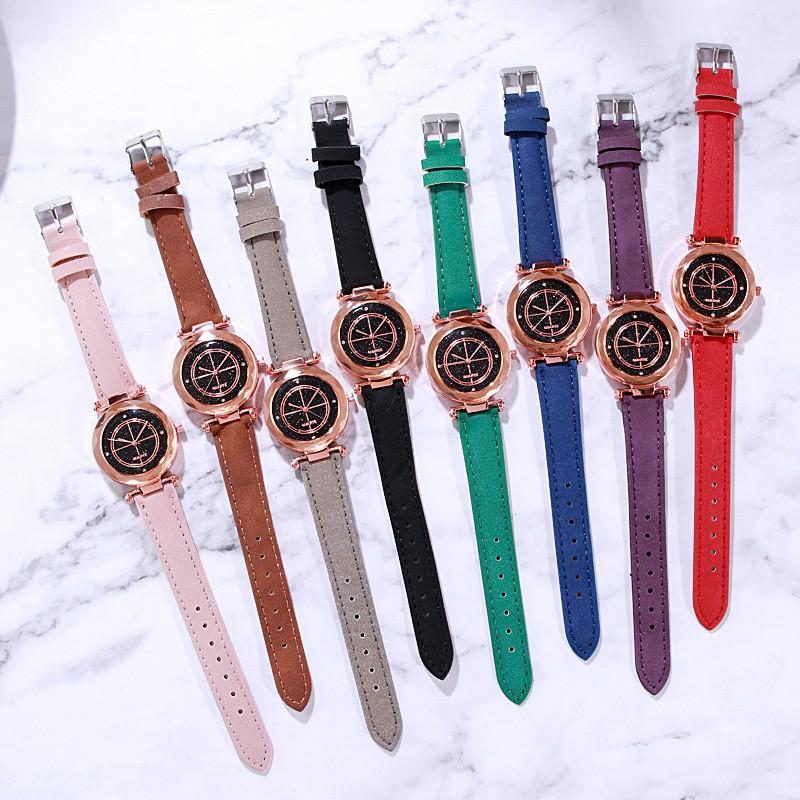 Harajuku Style Watch Girl Simple Trend Little Black Watch Vintage Girl Small Watch Trend