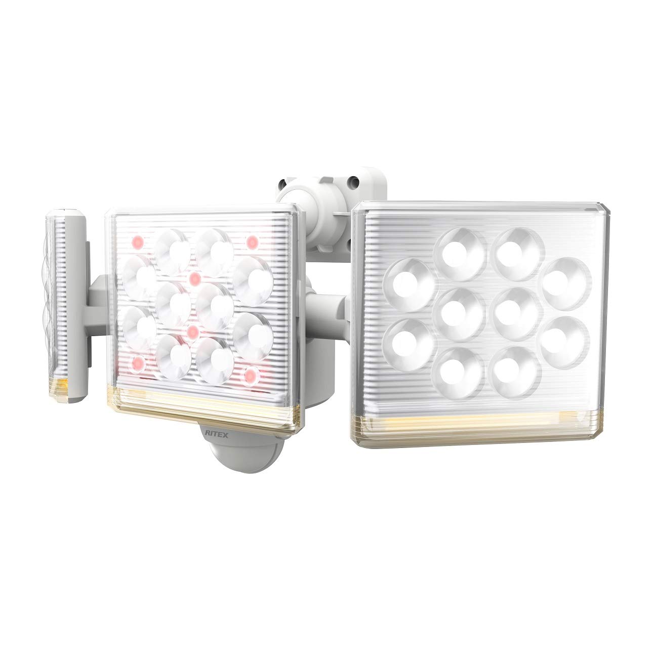 

Musashi RITEX Free arm type LED sensor light x 3 White high-performance (12W lights) Outlet type LED-AC3045 білий