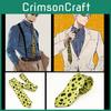 Unisex Nanami Costume Tie From Jujutsu Kaisen Featuring Textured Nylon Silk Material