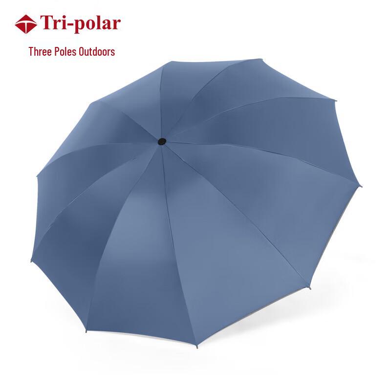 Tri-polar Automatic Inverted Reflective UV Umbrella