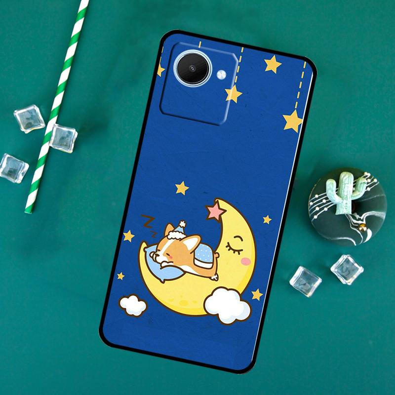 Süßer Cartoon Corgi Für Realme 15 14 13 12 11 10 Pro Plus C65 C67 C63 C61 C55 C51 C53 C35 C75 GT6 GT7 Pro Hülle
