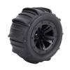   RC Car Tires, 4PCS Rubber Tire Set Crawler Wheel Tire Compatible with 1Celsius14 1Celsius16 Scale RC Cars Replacement for   MJX HBX  