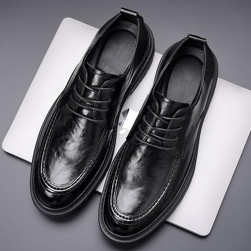 Men Oxfords Shoes Footwear Sneakers Shoes Men  Leather Casual Lace-up Walking  Men Outdoor Tooling  Man