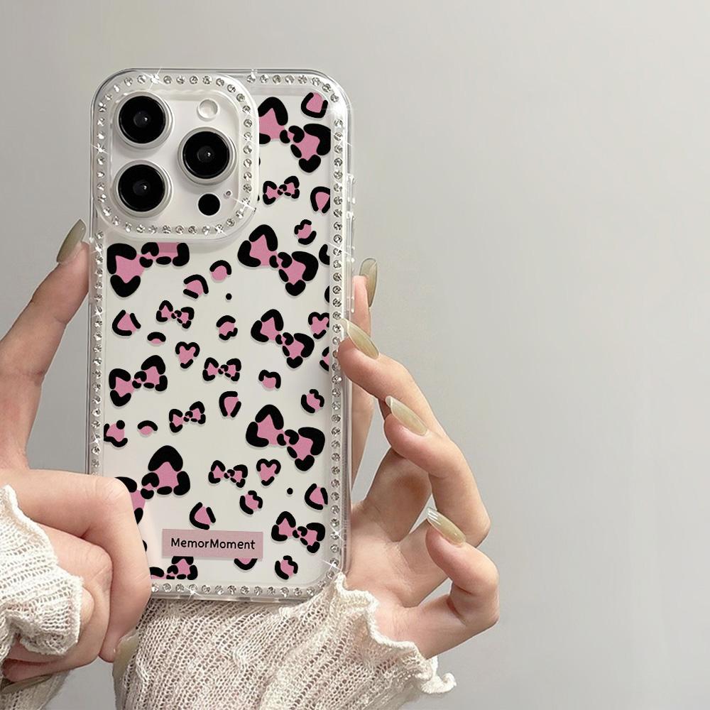 Bracelet Chain Phone Case For iPhone 17 16 15 13 14 for 17Air 17 12 14 16 Pro 17 14 16 Pro Max Sparking Diamond Cute Pattern Hard Cover With Lanyard