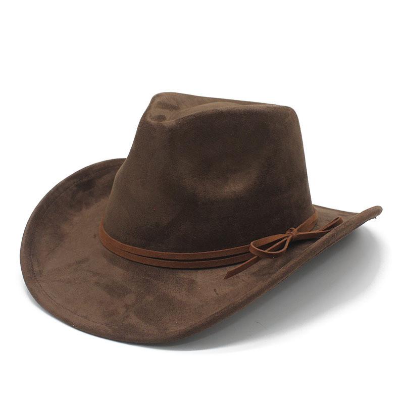 Style Mens Wool Felt Fedora Hat With Wide Brim For Vintage Party Wear