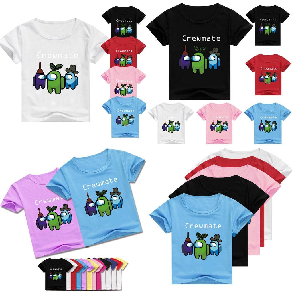 T-Shirt Spiel Betrüger Crewmitglied Jungen Mädchen Rundhals T-Shirt Kinder