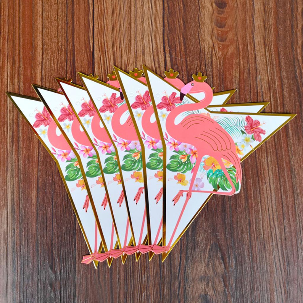 Birthday Party Decoration Pineapple Flamingo Flag Summer Party Decoration Latte Summer