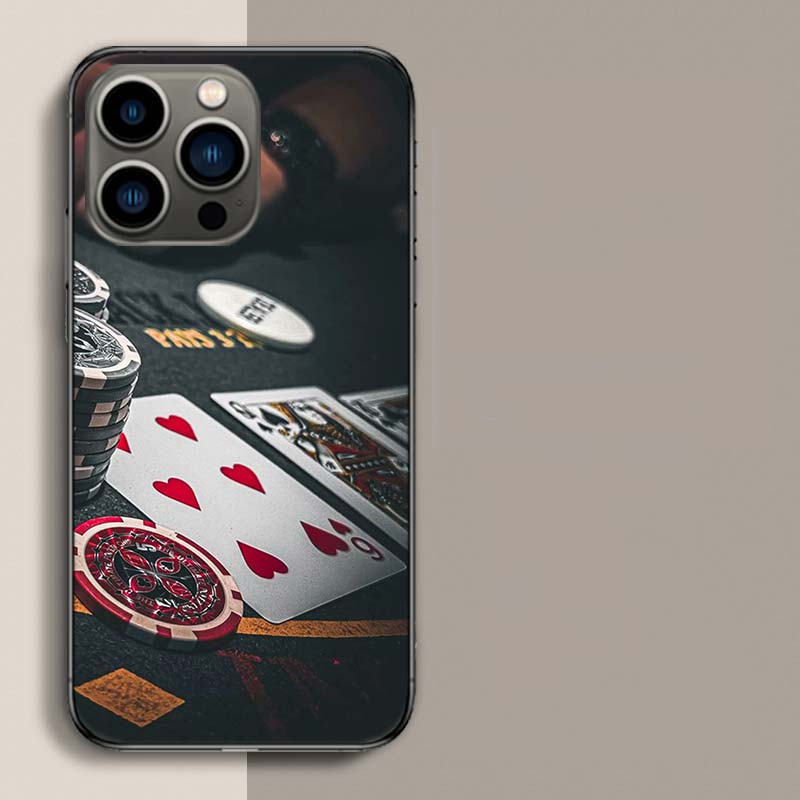 High-Stakes Eleganz Casino Luxe Handyhülle Für Iphone 17 Air 15 Pro 14 Plus 16 Pro Max 12 13 Mini 11 16E X XS Hülle Niedliche Fundas