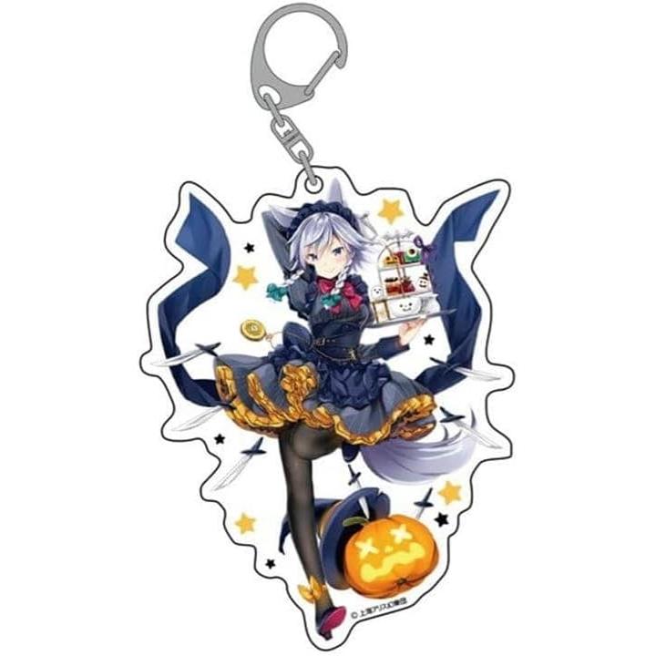 Sakuya Izayoi Jumbo Acrylic Keyholder Touhou Atre Akihabara Hakurei Shrine Autumn Festival 2018 Sakuya Halloween 10x8cm