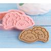2/3Pcs Cartoon Pattern Printing Cookie Cutter Mold DIY Kites Zongzi Boats Mold