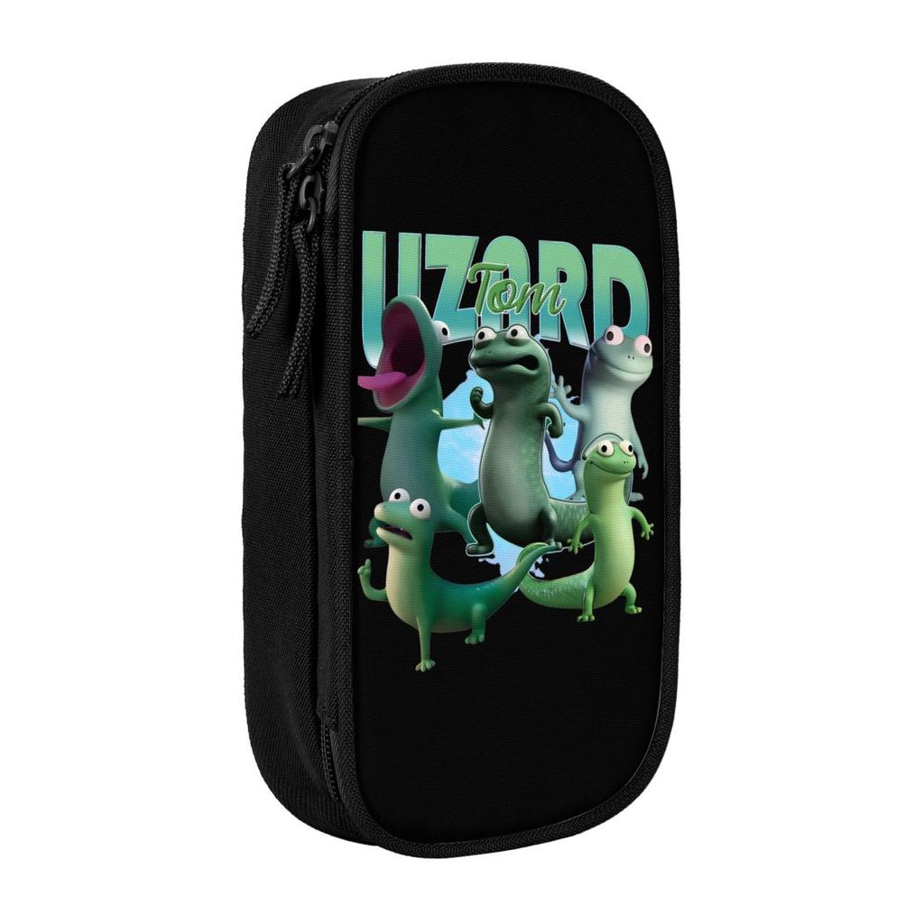 Tom Lizard Movie Animation Pencil Cases Hoppers Pen Bag Girl Boy Large Storage School Supplies Cosmetic Pencil Box
