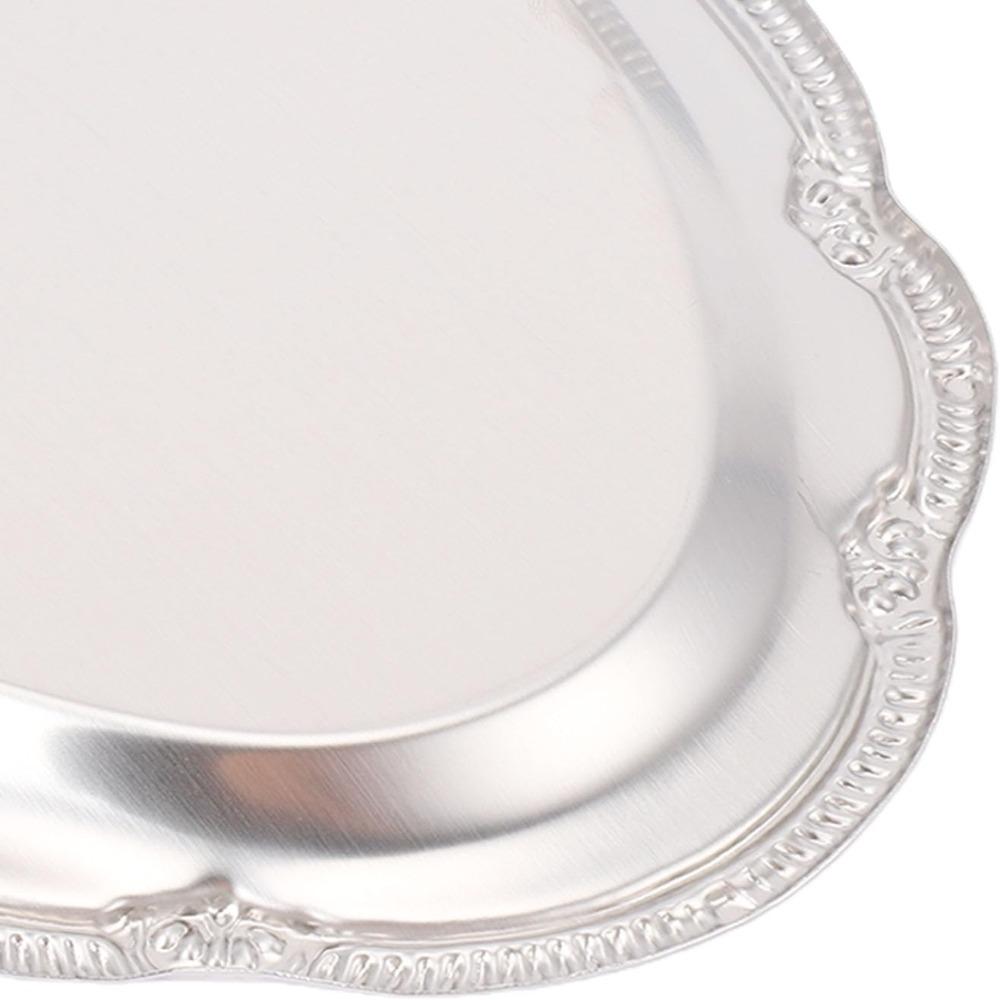 Oval Serving Tray Smooth Polished Food Platter Organizer Tray Storage Tray Snack Serving