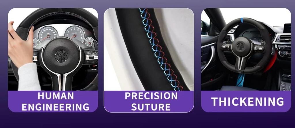 For BMW Series F20 F22 F23 F30 F31 F32 F33 F36 M3 F87 M2 F80 M3 F82 F83 Upgrade Steering Wheel With Half Alcantara Leather Does Not Include Airbags