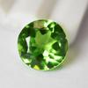 Natural Green Peridot 7.40 Ct Round Cut   10x10mm Loose Gemstone For Her