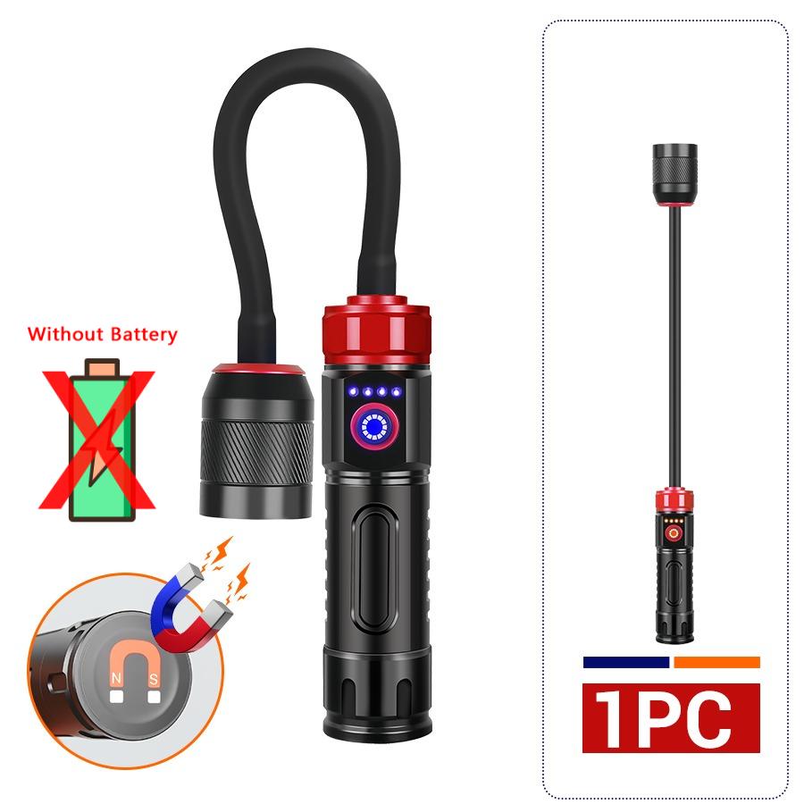 D5 Super Bright Car Repair Light Inspect Rechargeable 360 Degree Portable Adjustable Handheld EDC Flashlight Magnetic Tail Torch