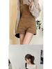 Women's Plus Size Slim-Fit Denim Overall Shorts - Stylish Summer A-line One-Piece for Petite Figures
