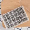 24-Piece Stainless Steel Flower Icing Nozzle Set for DIY Baking