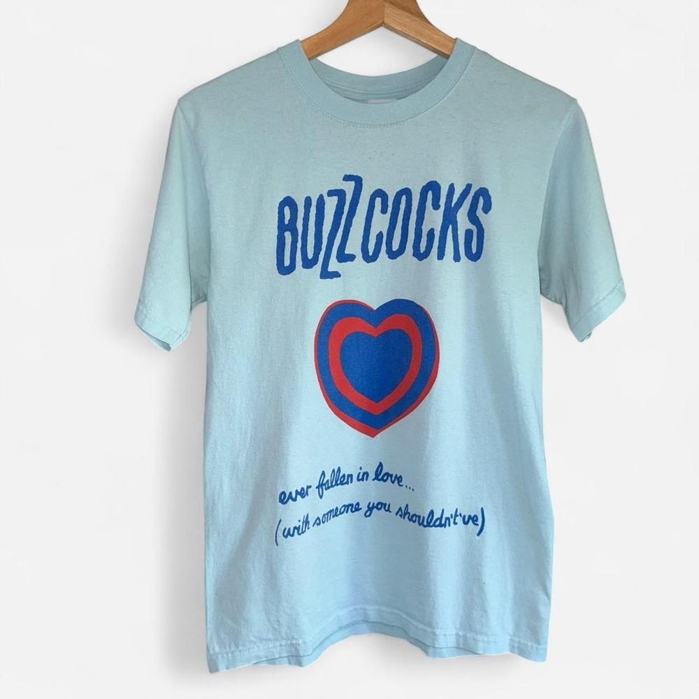 BUZZCOCKS Ever Fallen in Love light blue Shirt Unisex Concert S5XL TR652 Unisex T-Shirt XL