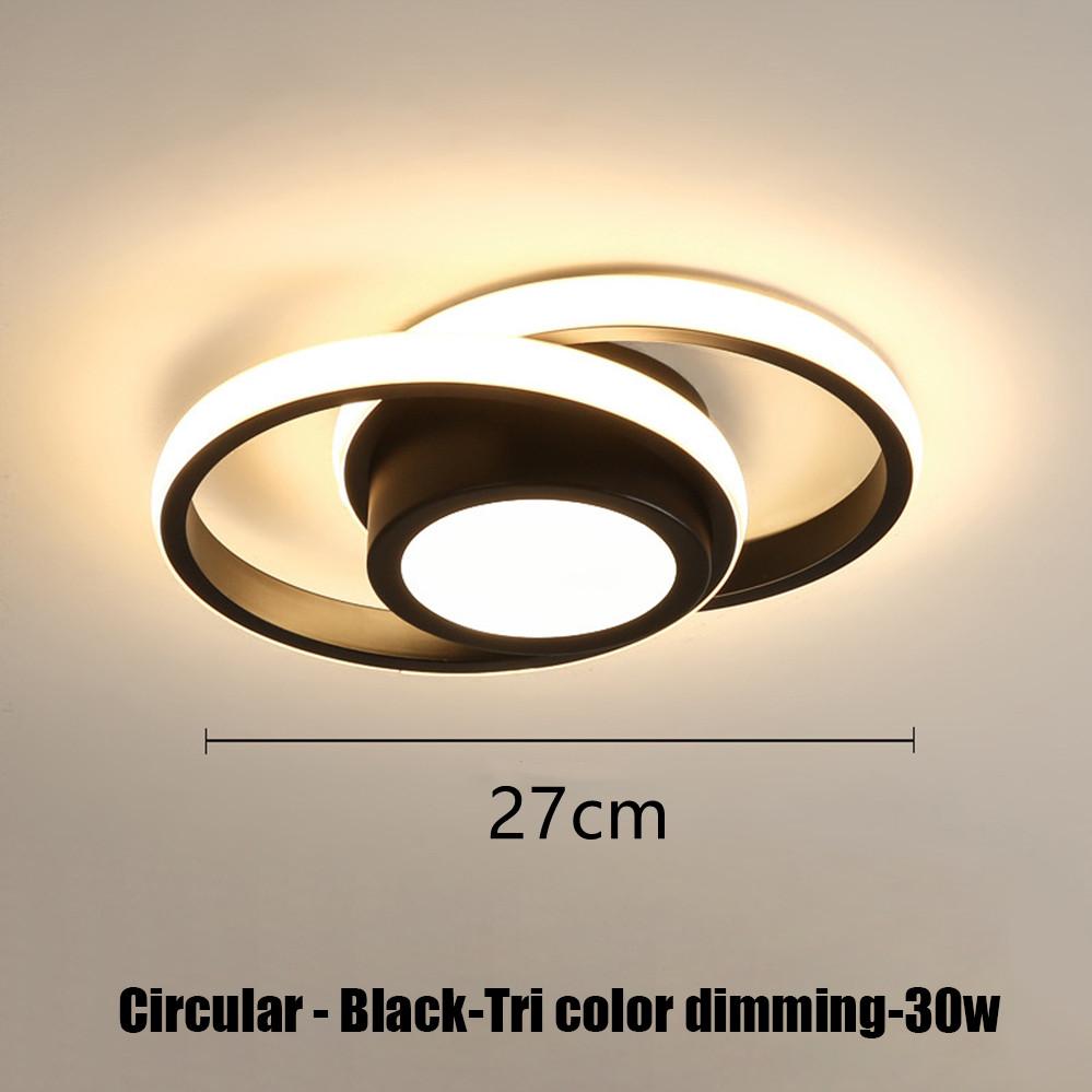 Modern LED Aisle Ceiling Lights Nodic Home Lighting Led Surface Mounted for Bedroom Living Room Corridor Light 3-color Lighting