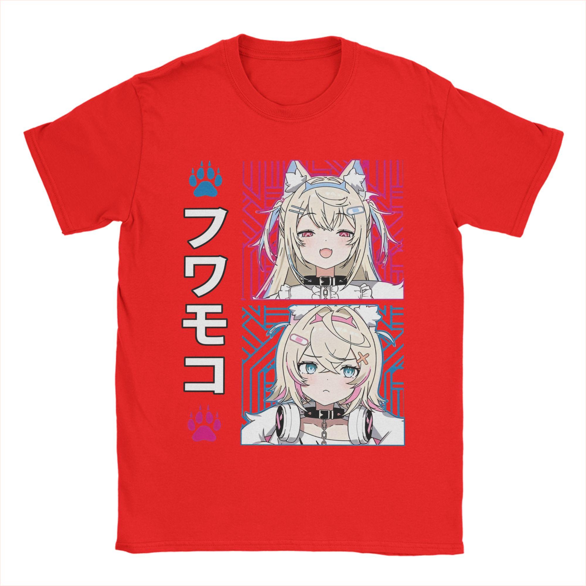 

FuwaMoco Advent Hololive Tee Shirt for Men Women Graphic T Shirts Cotton Clothes S