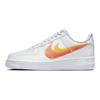 Nike Air Force 1 Low '07 Spray Paint Swoosh White Safety Orange Sneakers FJ4228-100