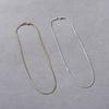 Eight-Faceted Extremely Fine And Minimalist Shiny Gold Thread Short Snake Chain Collarbone Chain Neck Chain Necklace