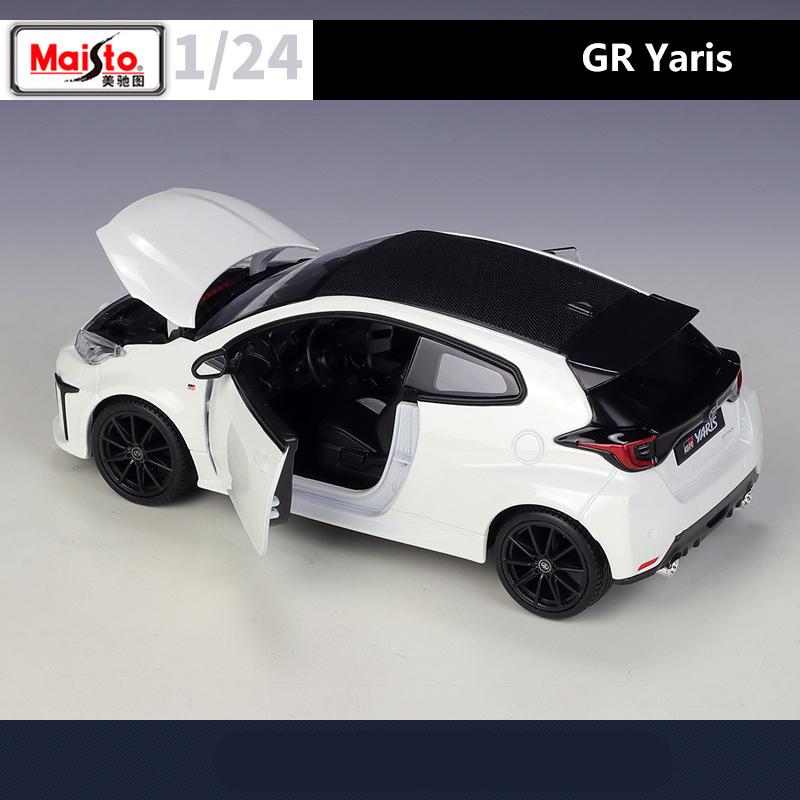 Maisto 1/24 Toyota GR Yaris Alloy Sports Car Model Diecast Metal Car Vehicles Model High Simulation Collection Children Toy Gift