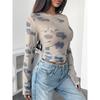 Frühling und Herbst Neue Damen Vielseitige Langarm Tägliche Business Pendler Elegante Komfort Sexy Bottom Shirt Top
