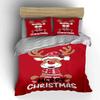 Christmas Bedding Set - Reindeer Bedding Duvet Cover Set Duvet Cover Pillowcases (1 * Duvet Cover 2 * Pillowcases, Without Duvet Insert)