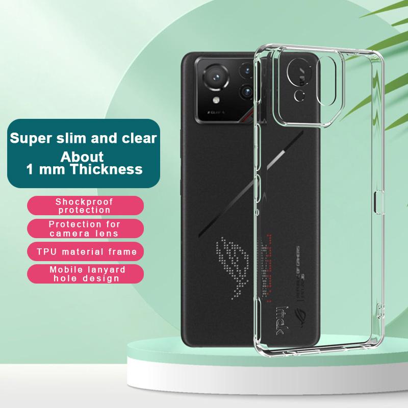 

IMAK UX-5 Series Phone Cover for Asus ROG Phone 9 FE 5G/9 Pro 5G/Phone 9 5G Case Shockproof TPU Clear Slim Back Shell A