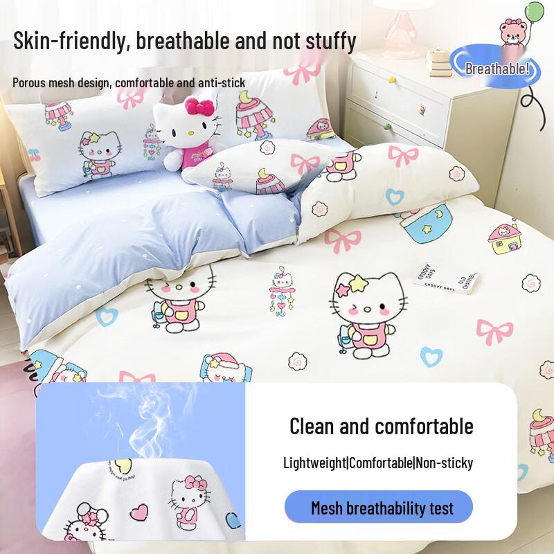 Hello Kitty Disposable Travel Bedding & Sleeping Bag Sets