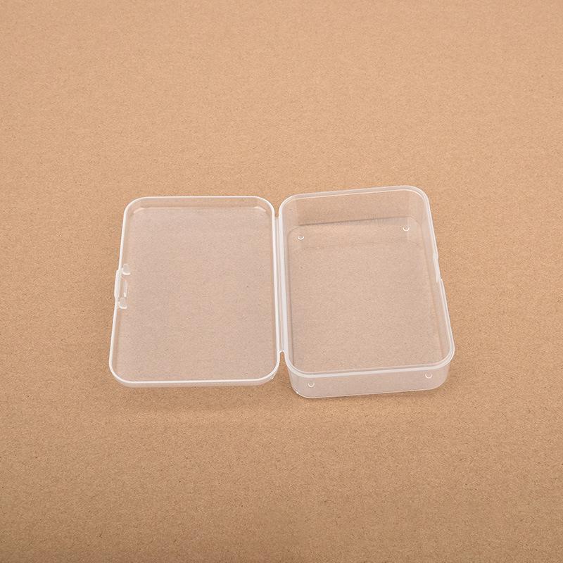 Mini-Kunststoffbox Rechteckig Durchscheinend Verpackungsbox Staubdicht Langlebig Ausweis Teile Aufbewahrungsbox
